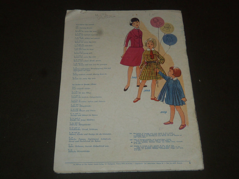 1960 WINTER CHIC PARFAIT FRENCH MAGAZINE - NICE ILLUSTRATIONS - J 2162