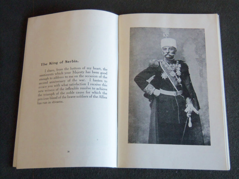 1916 AFTER TWO YEARS SOFTCOVER BOOK - BRITISH FLAG COVER - J 7197