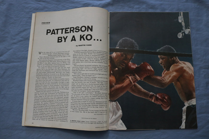 1957 JULY 29 SPORTS ILLUSTRATED MAGAZINE - FLOYD PATTERSON COVER - ST 5505N