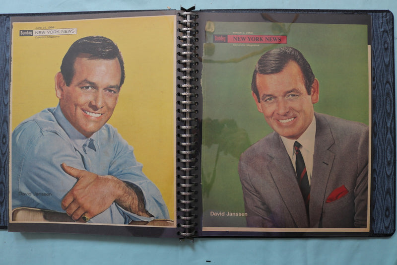 MOVIE STAR MAGAZINE PHOTO ALBUM- DAVID JANSSEN-MARTHA HYER-CHARLTON HESTON - #30
