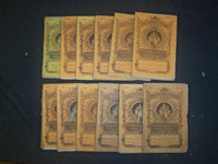 1873 OUR YOUNG FOLKS MAGAZINE - LOT OF 12 ISSUES - WR 1207
