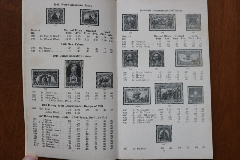1951 BEN'S STAMP & COIN CO. POSTAGE STAMPS PRICE LIST - SOFTCOVER BOOK - K 3171