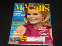 1993 APRIL MCCALL'S MAGAZINE - MARIEL HEMINGWAY FRONT COVER - E 507