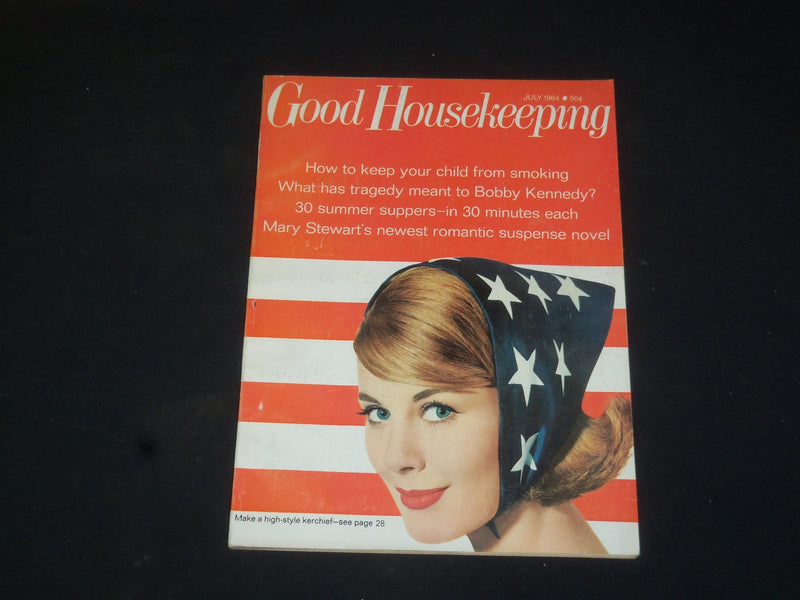 1964 JULY GOOD HOUSEKEEPING MAGAZINE - NICE COVER, ARTICLES & ADS - SP 8529