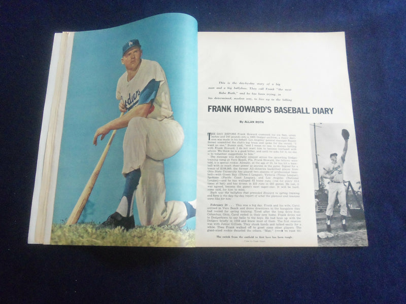 1960 JULY SPORT MAGAZINE - FRANK HOWARD - INGEMAR JOHANSSON - ST 7163