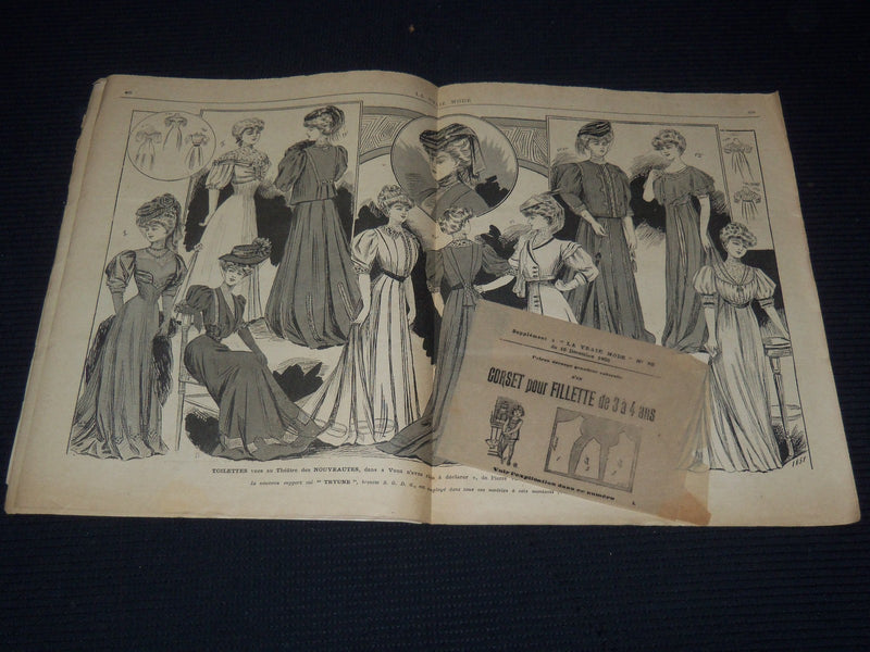 1906 LA VRAIE MODE FRENCH FASHION MAGAZINE LOT OF 22 ISSUES - O 3442G