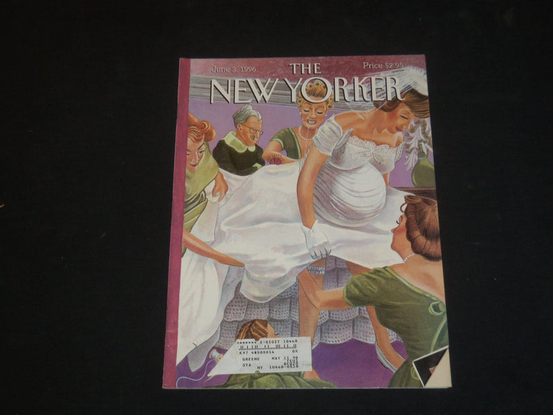 1996 JUNE 3 THE NEW YORKER MAGAZINE - ILLUSTRATED COVER - NY 1804