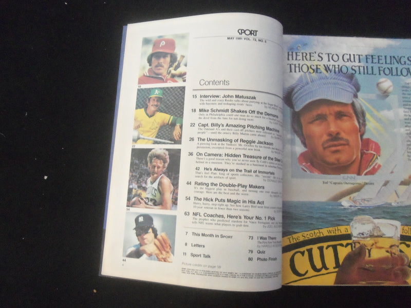 1981 MAY SPORT MAGAZINE - BILLY MARTIN COVER - B 431O