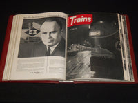 1958 TRAINS MAGAZINES BOUND VOLUME LOT OF 11 ISSUES - NICE COVERS - KD 2133A