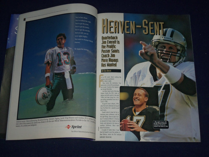 1996 NEW YORK GIANTS GAME DAY PROGRAM LOT OF 9 DIFFERENT - GREAT PHOTOS - O 2398