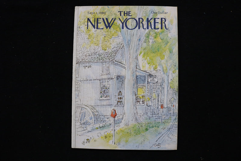 1980 SEPTEMBER 1 NEW YORKER MAGAZINE - GREAT ILLUSTRATED COVER - NY 3037