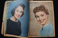 1955-1956 MOVIE STARS COLOROTO PHOTOS SCRAPBOOK - R. BURTON - L. CARON - E 24922