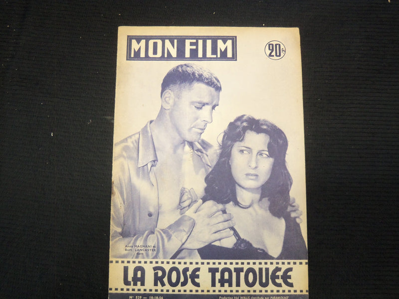 1956 OCTOBER 10 MON FILM FRENCH MAGAZINE - MAGNANI & LANCASTER COVER - E 26117