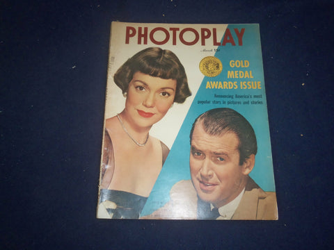 1950 MARCH PHOTOPLAY MAGAZINE - JANE WYMAN & JIMMY STEWART COVER - F 251M