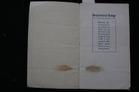 1912 APRIL 10 PEQUOSETTE LODGE A.F. & A.M. PROGRAM - WATERTOWN, MA - K 1815