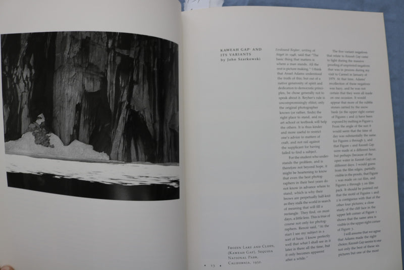 1984 ANSEL ADAMS 1902-1984 SOFTCOVER BOOK - K 3149