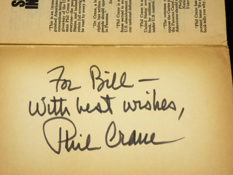 1977-1984 CONGRESSMAN PHILIP M. CRANE BOOK LOT OF 3 - ALL INSCRIBED - D 473