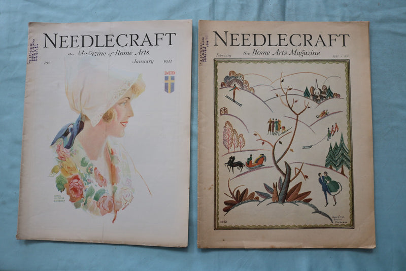 1931-1934 HOME ARTS NEEDLECRAFT MAGAZINE - LOT OF 20 - O 3968