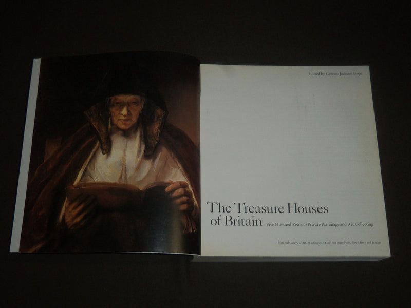 1985 THE TREASURE HOUSES OF BRITAIN SOFTCOVER BOOK - NICE PRINTS - I 945