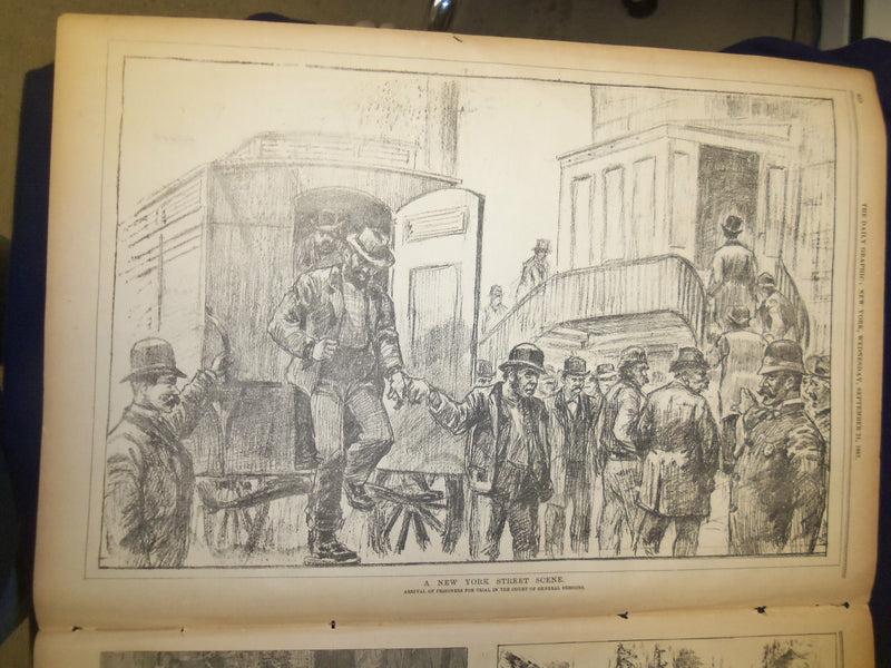 1887 SEP 21 THE DAILY GRAPHIC NEWSPAPER - CHALLENGE FROM HENRY GEORGE - NT 7670