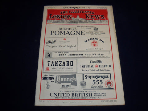 1956 JUNE 30 ILLUSTRATED LONDON NEWS MAGAZINE - QUEEN ELIZABETH COVER - 8063