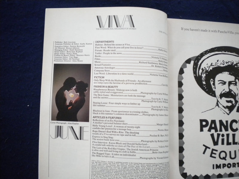 1975 JUNE VIVA MAGAZINE - ARE VERY YOUNG LOVERS MORE PASSIONATE? - B 638P