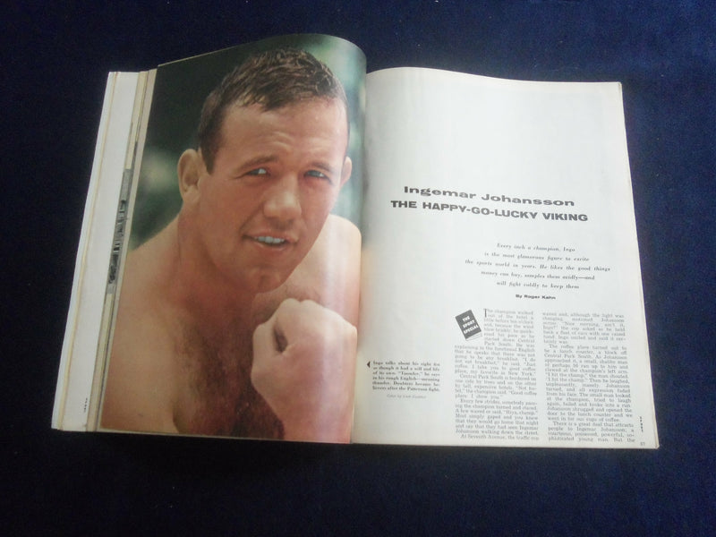 1960 JULY SPORT MAGAZINE - FRANK HOWARD - INGEMAR JOHANSSON - ST 7163