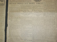 1907 FEBRUARY 7 THE BOSTON HERALD- DELMAS BRINGS OUT WHITE THREAT TO KILL- BH 32