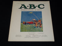 1925 AUGUST A.B.C. MAGAZINE D'ART MAGAZINE - NICE FRENCH ART ISSUE - E 3414