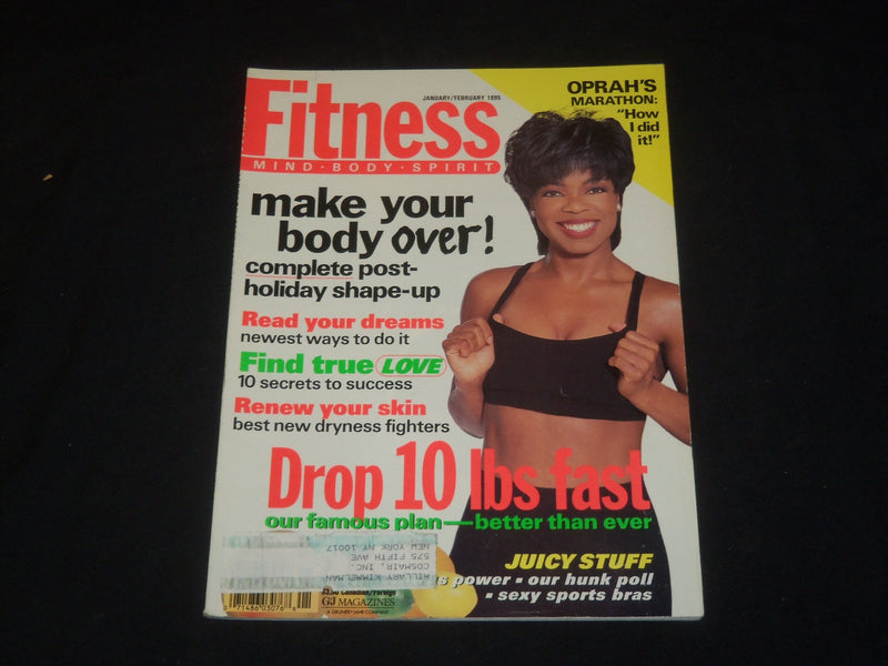 1995 JANUARY/FEBRUARY FITNESS MAGAZINE - OPRAH WINFREY COVER - SP 3802