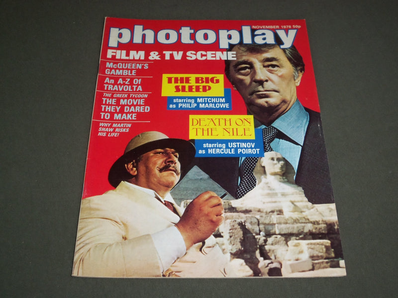 1978 NOVEMBER PHOTOPLAY FILM MONTHLY MAGAZINE - ROBERT MITCHUM - SP 7606