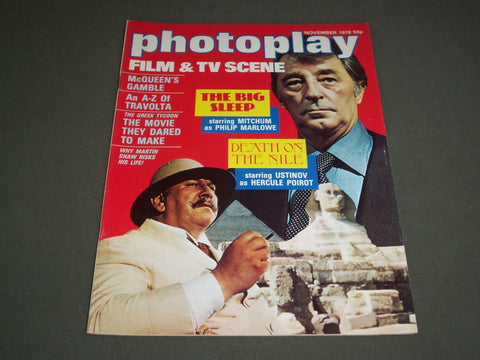1978 NOVEMBER PHOTOPLAY FILM MONTHLY MAGAZINE - ROBERT MITCHUM - SP 7606