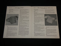 1950 ROCK-A-BYE BABY BOOK KNITTING CATALOG BY NATALIE HERBERT - J 6738