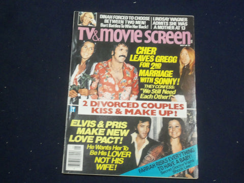 1977 MAY TV & MOVIE SCREEN MAGAZINE - ELVIS PRESLEY - PHOTOS - ST 5852