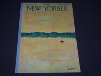 1963 AUGUST 17 NEW YORKER MAGAZINE FRONT COVER ONLY - GREAT ART FOR FRAMING