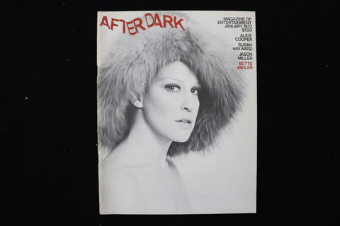 1973 JANUARY AFTER DARK MAGAZINE - BETTE MIDLER COVER - E 24435