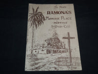 1920'S THE STORY OF RAMONA'S MARRIAGE PLACE - SAN DIEGO - J 8579