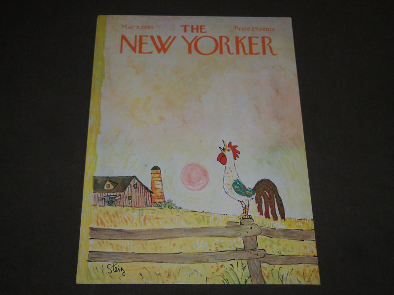 1965 MAY 8 NEW YORKER MAGAZINE FRONT COVER ONLY - GREAT ART FOR FRAMING