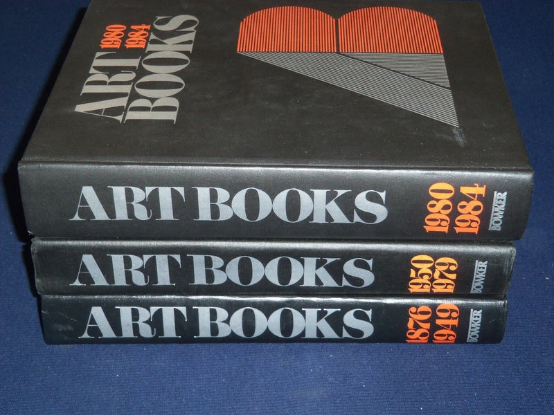 1876-1984 ART BOOKS INTERNATIONAL INDEX OF SERIAL PUBLICATION LOT OF 3 - KD 3480