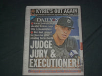 2020 FEBRUARY 19 NEW YORK DAILY NEWS NEWSPAPER - AARON JUDGE UNLOADS ON ASTROS