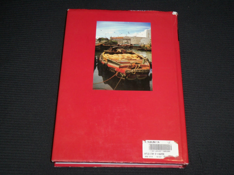 1991 RAFFLES THE STORY OF SINGAPORE HARDCOVER BOOK BY RAYMOND FLOWER - R 721T
