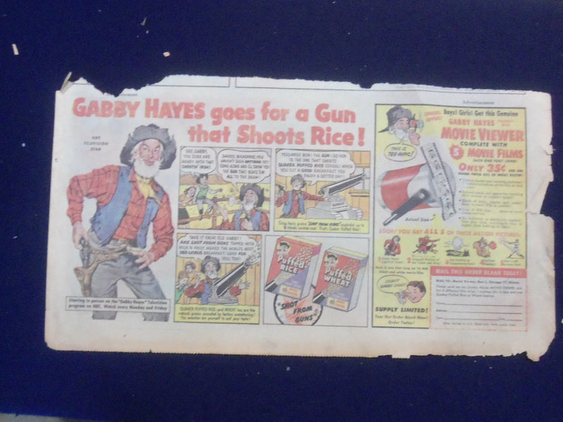 1930'S-1950'S COWBOY COLOR COMICS ADS - LOT OF 5 - NP 5265