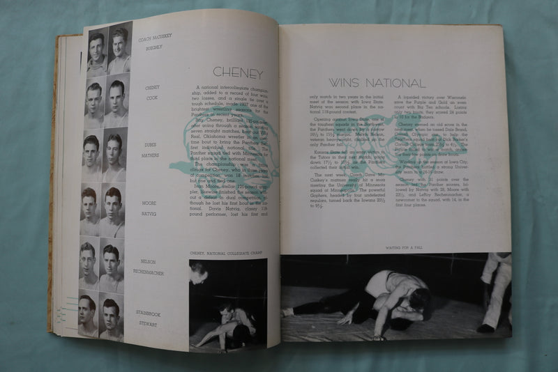 1937 OLD GOLD IOWA STATE TEACHERS COLLEGE YEARBOOK - CEDAR FALL, IOWA - YB 3577