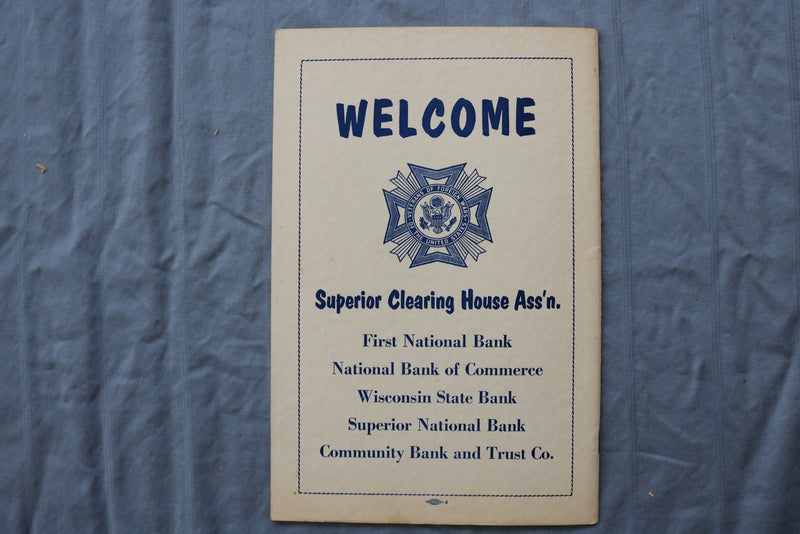 1957 VETERANS OF FOREIGN WARS & AUXILIARY ENCAMPMENT PROGRAM- WISCONSIN -K 2999