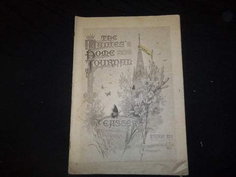 1892 APRIL LADIES' HOME JOURNAL MAGAZINE - GREAT ILLUSTRATIONS & ADS - ST 2359
