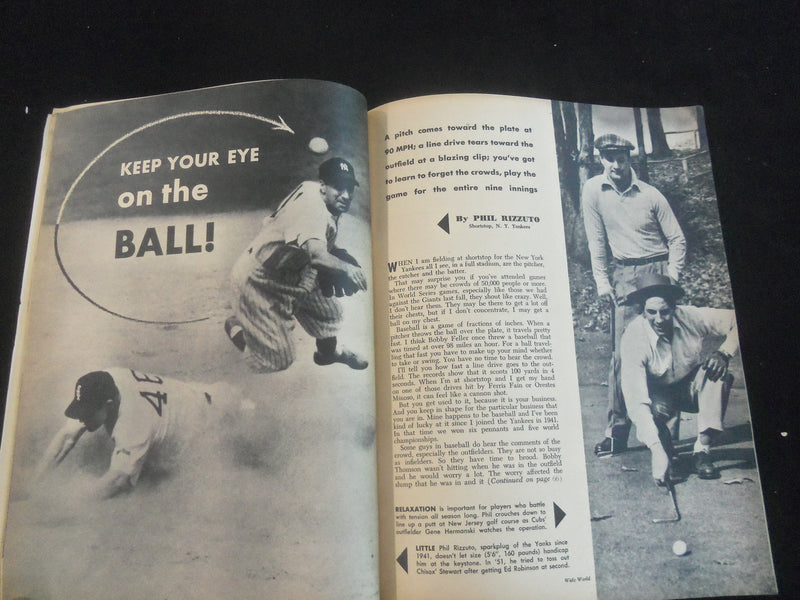 1952 JULY SPORTS STARS MAGAZINE - EDDIE STANKEY PLAYER-MANAGER COVER - J 7737