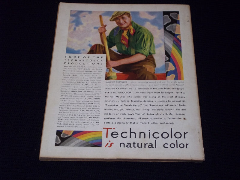 1930 JUNE SCREEN BOOK MAGAZINE - BILLIE DOVE FRONT COVER - E 16378