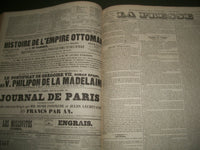 1837 JANUARY-JUNE LA PRESSE FRENCH NEWSPAPER BOUND VOLUME - SCIENCE - KD 1279I