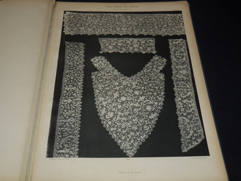 1900'S LES POINTS DE VENISE J G CAMERINO FRENCH LACE DESIGN FRENCH VOLUME- Z 269