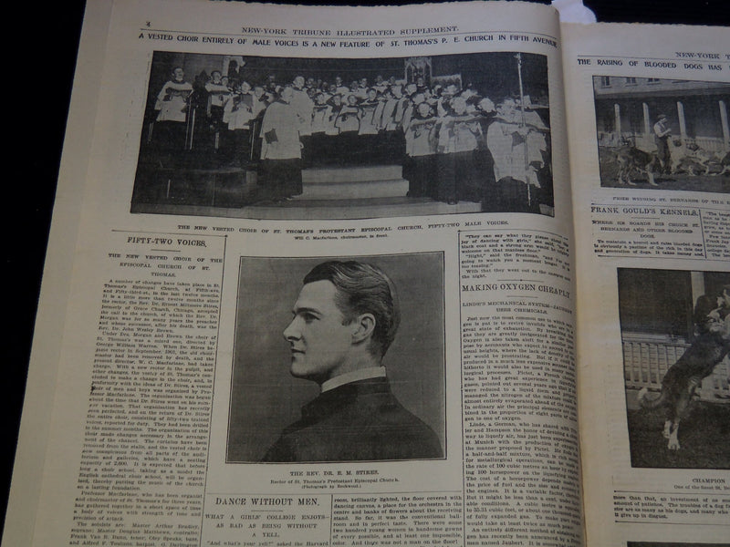 1902 NOV 2 NEW YORK TRIBUNE ILLUSTRATED SUPPLEMENT - YALE UNIVERSITY - NP 9011